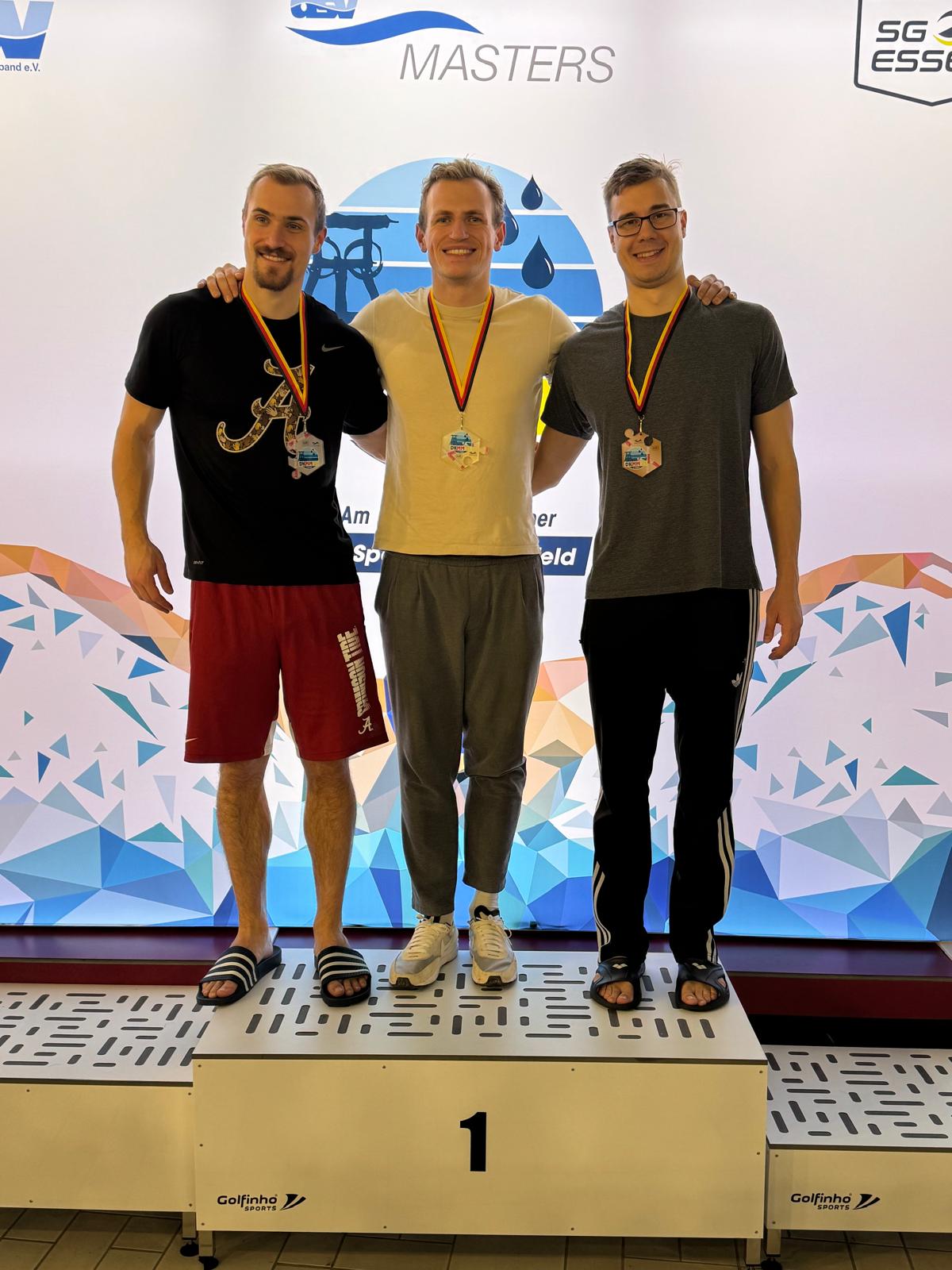 Oliver Frisch krault zu zwei Titeln bei den DKMM in Essen